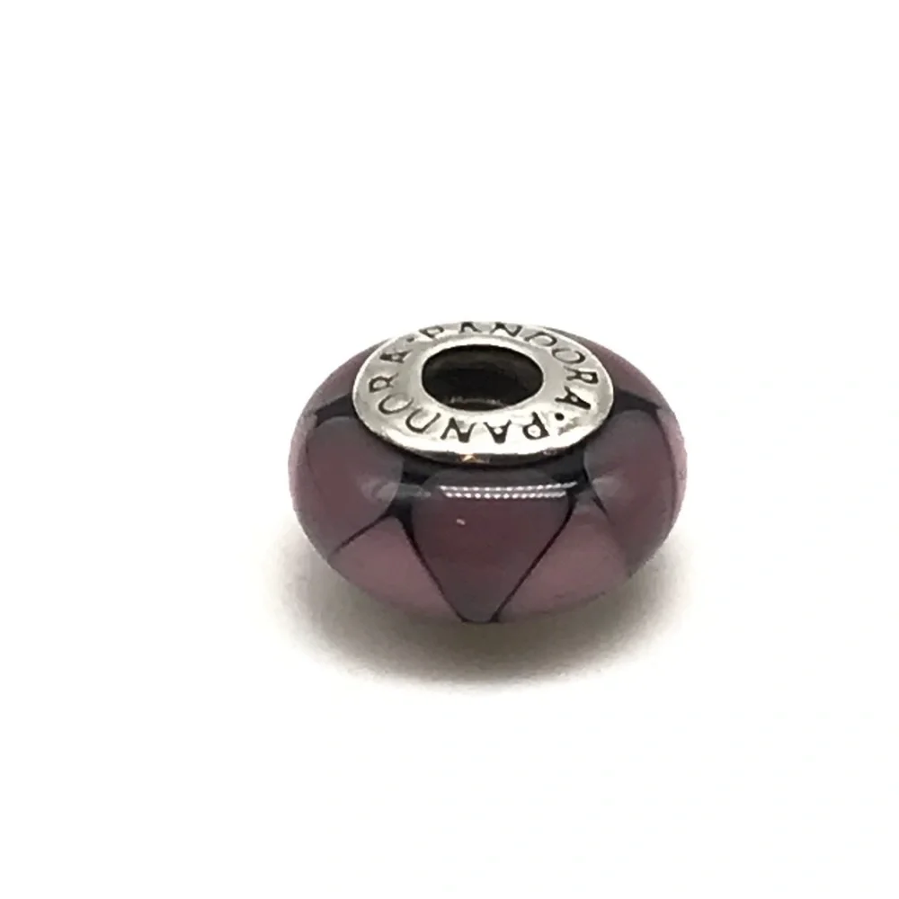 Pandora Purple Murano Glass Charm
